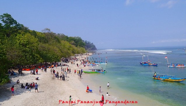 Tempat Wisata Pantai Pananjung Pangandaran