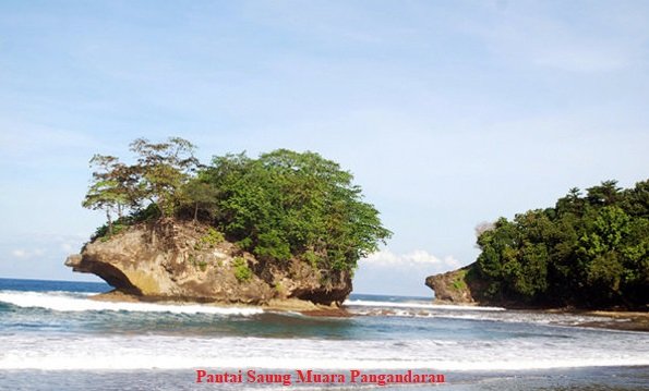 Tempat Wisata Pantai Saung Muara Pangandaran