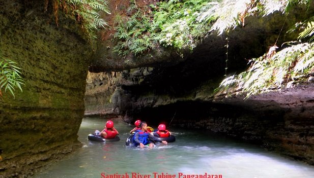 Tempat Wisata Santirah River Tubing Pangandaran