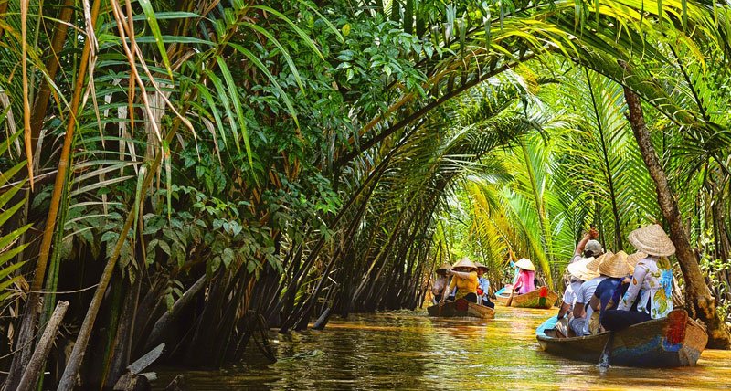 Tempat Wisata di Asia Tenggara Delta Sungai Mekong, Vietnam