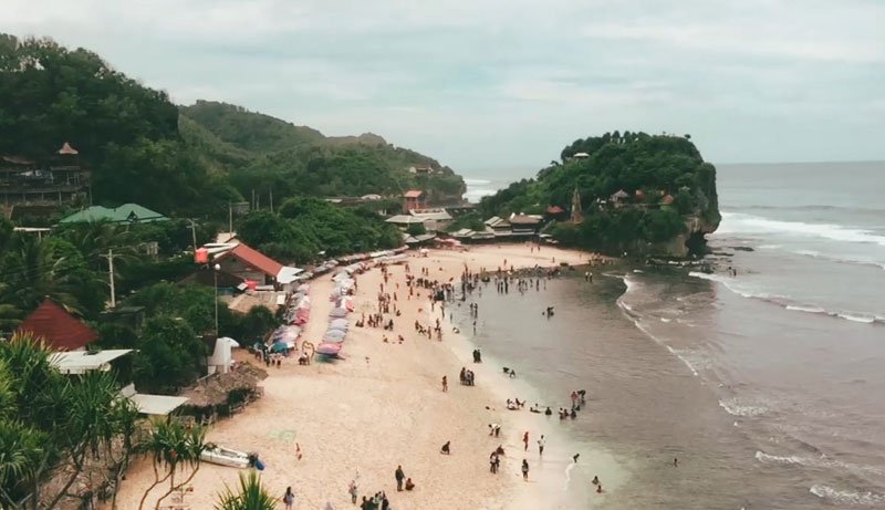 Spot Foto di Pantai Indrayanti