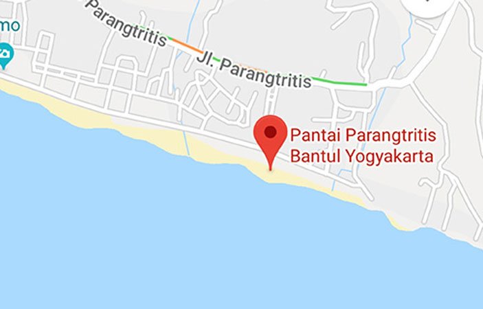 Rute Lokasi Pantai Parangtritis