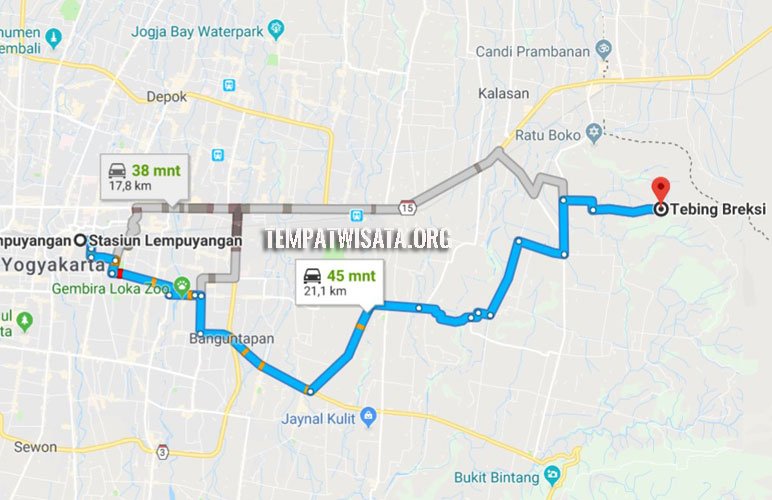 Lokasi Tebing Breksi